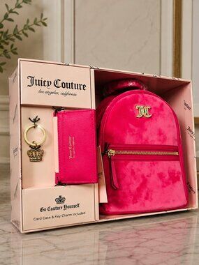 Juicy Couture Mini Backpack Gift Set – Hot Pink NWT